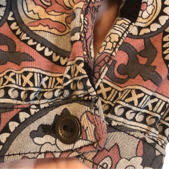 Lucky Brand Women’s Floral Print Boho Peasant Blouse Size 2x - Picture 10 of 11